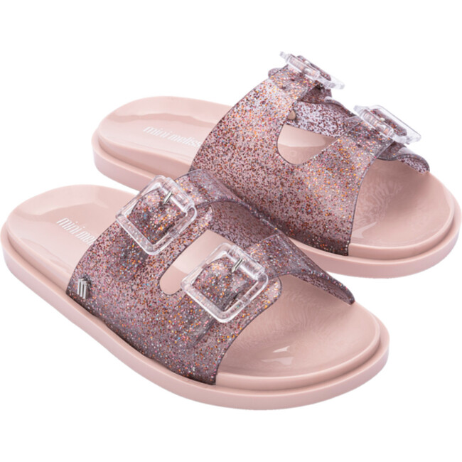 Wide Kid, Pink Glitter - Sandals - 1
