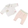 Leonie Pajama Set, Pink - Pajamas - 1 - thumbnail