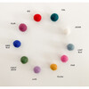 Soft Pink Linen Crown, Singular Colored Pom Poms - Hats - 5