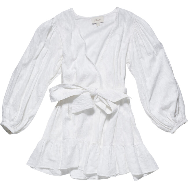 Women's Magdalena Wrap, Ivory - Dresses - 1