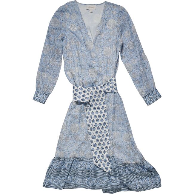 Women's Garnet Kimono, Hydrangea - Dresses - 2