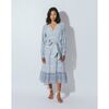 Women's Garnet Kimono, Hydrangea - Dresses - 3