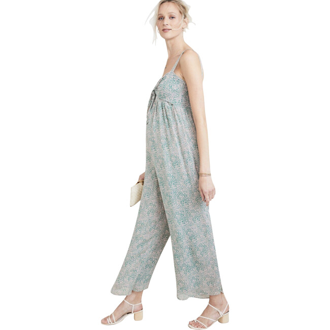 The Women's Scarlet Jumpsuit, Lotus Print