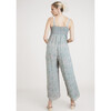 The Women's Scarlet Jumpsuit, Lotus Print - Jumpsuits - 4
