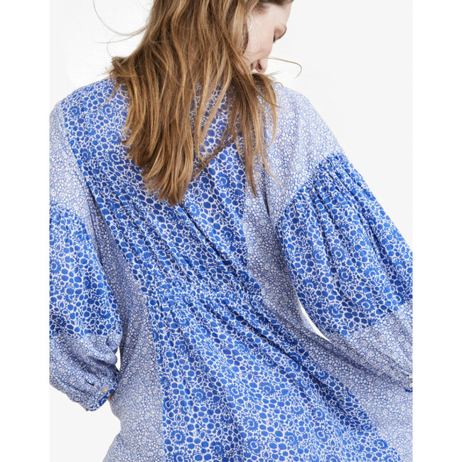 The Women's Nessa Dress, Sky Wildflower - Dresses - 5