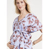The Women's Linen Riviera Dress, Heron Print - Dresses - 2
