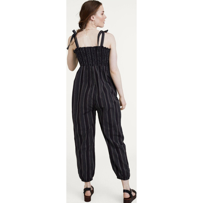 The Women's Jojo Jumpsuit, Black Stripe - Rompers - 4