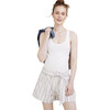 The Women's Damia Short, Ivory Stripe - Shorts - 1 - thumbnail