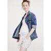 The Women's Damia Short, Ivory Stripe - Shorts - 2