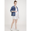 The Women's Damia Short, Ivory Stripe - Shorts - 5
