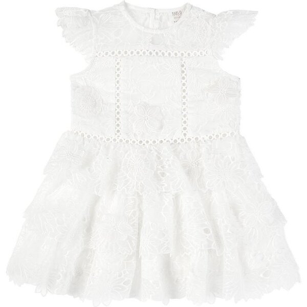 Baby Clover Lace Dress, Ivory - Marlo Kids Dresses | Maisonette