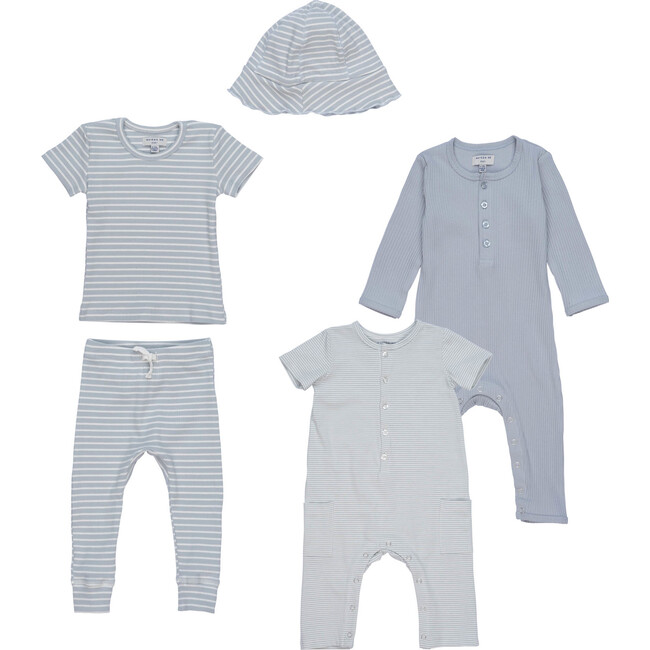 5 Piece Baby Set, Blue