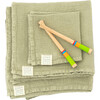 Linen Waffle Towel, Sage - Towels - 1 - thumbnail
