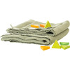 Linen Hooded Towel, Sage - Towels - 2