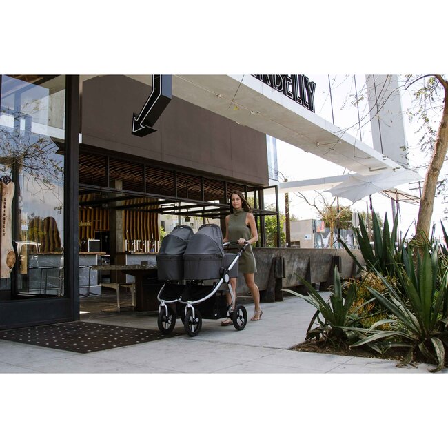 Indie Twin Bassinet Dawn Grey - Stroller Accessories - 5