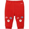 Smiley Bear Sweats, Red - Sweatpants - 1 - thumbnail