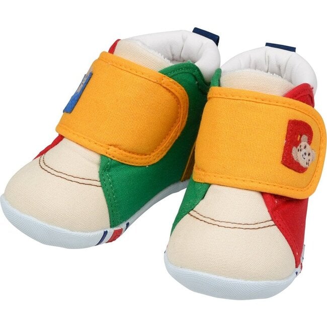 Smiley Bear First Walking Shoes, Multi