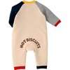 Smiley Bear Coverall, Multi - Rompers - 2