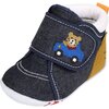 Smiley Bear First Walking Shoes, Navy - Sneakers - 3 - thumbnail