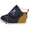 Smiley Bear First Walking Shoes, Navy - Sneakers - 5