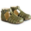 Jules T-Strap Sandal, Kaki - Sandals - 1 - thumbnail