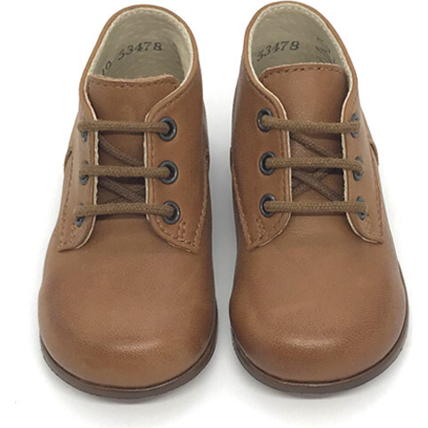 Plato First Step Low Boot, Cognac - Boots - 4