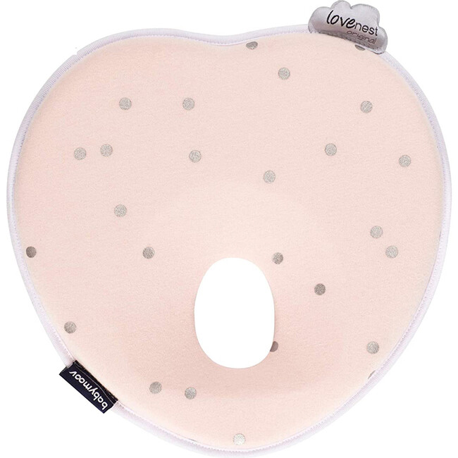 Lovenest Original Head Support, Pink Dots - Stroller Accessories - 1