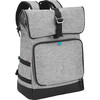 Sancy Backpack, Grey - Diaper Bags - 1 - thumbnail