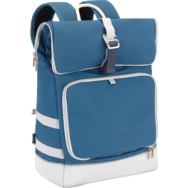 Sancy Backpack, Blue - Diaper Bags - 1