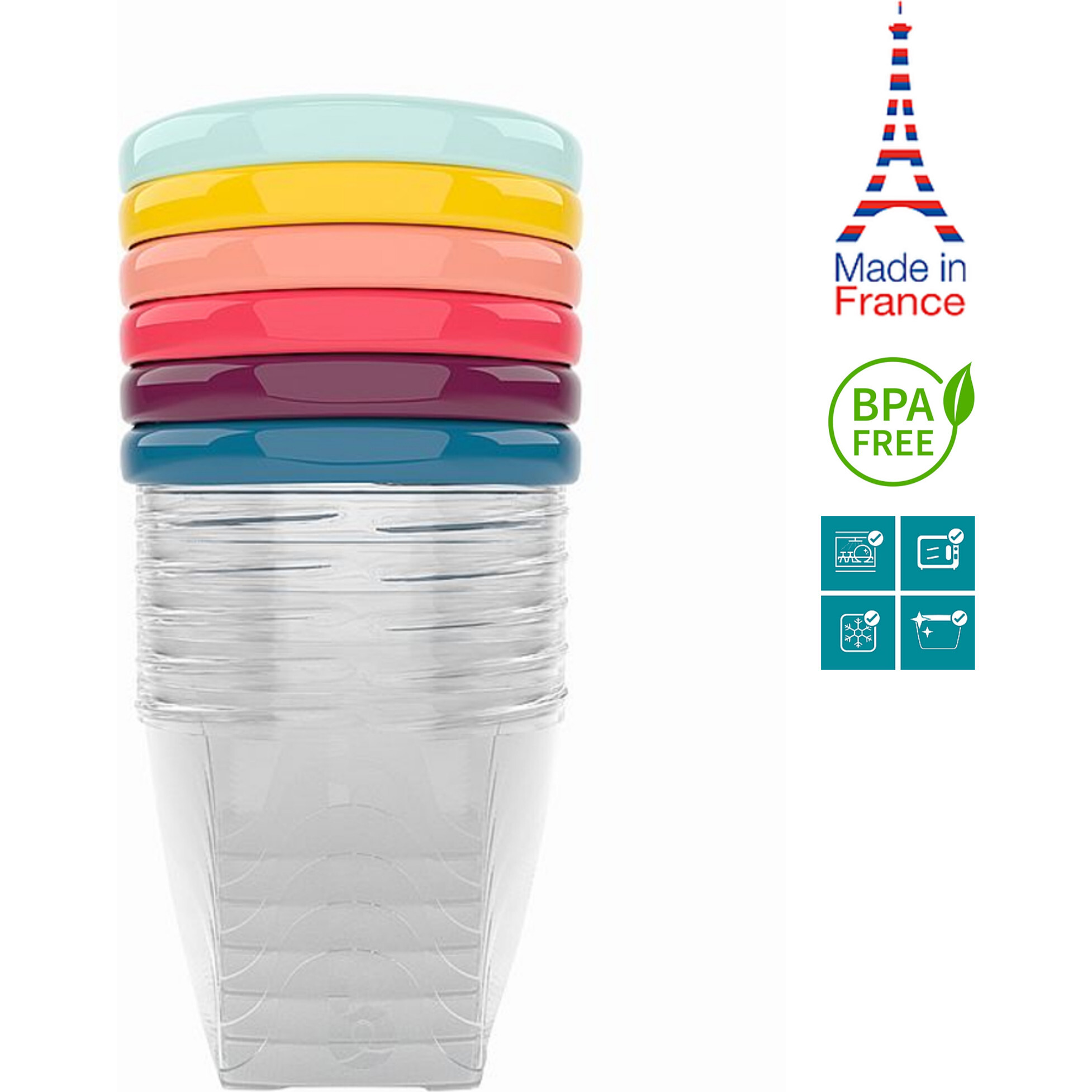 Leak Proof Babybowls 6 x 6oz - Food Storage - 1