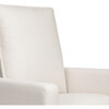 Cali Pillowback Swivel Glider, Cream Performance Eco-Weave - Nursery Chairs - 5