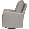 Cali Pillowback Swivel Glider, Grey Performance Eco-Weave - Nursery Chairs - 5