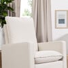 Cali Pillowback Swivel Glider, Cream Performance Eco-Weave - Nursery Chairs - 8