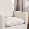 Cali Pillowback Swivel Glider, Cream Performance Eco-Weave - Nursery Chairs - 9 - thumbnail