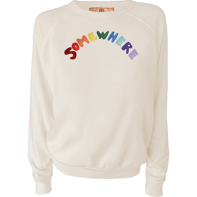 Women's Somewhere Pullover, Natural - Sweatshirts - 1