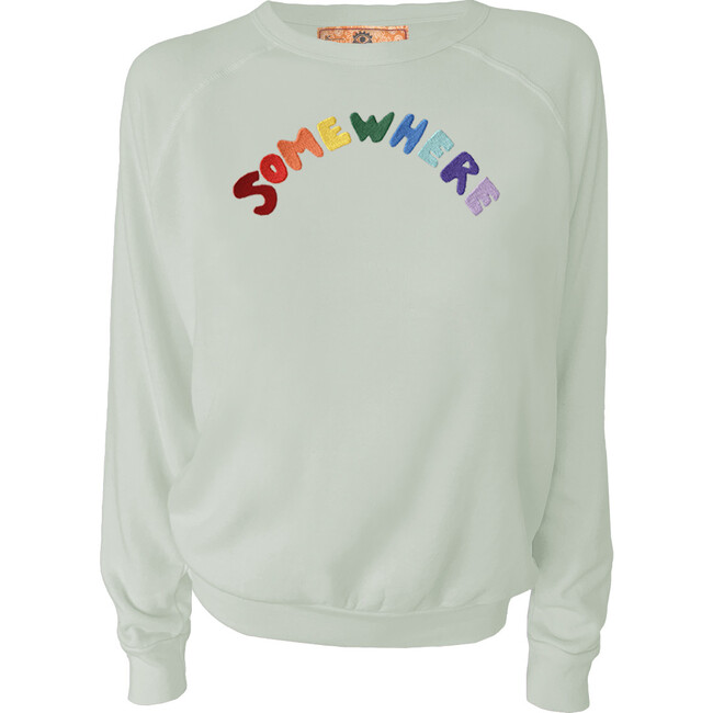 Women's Somewhere Pullover, Seafoam Green - Sweatshirts - 1