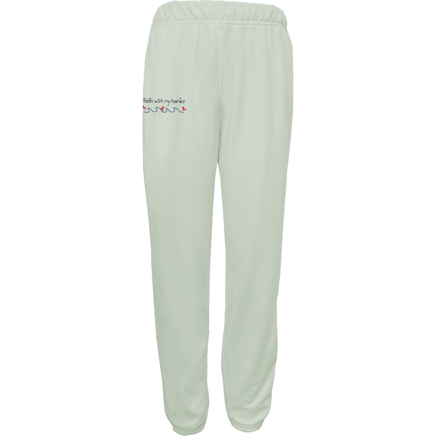 Women's Rollin' w/ My Homies Sweatpants, Seafoam Green - Sweatpants - 1