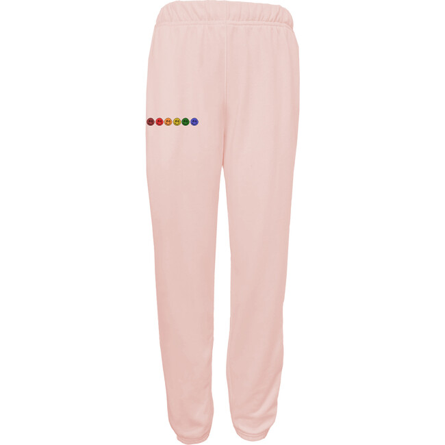 Women's Happy Sweatpants, Sunset Pink