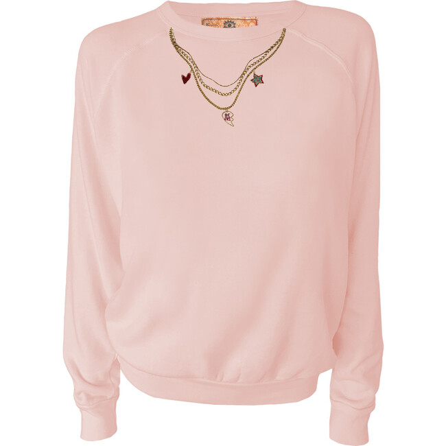 Women's BFF Lucky Charms Pullover Set, Sunset Pink - Sweatshirts - 4