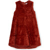 Silvana Dress, Terracota Fur - Dresses - 1 - thumbnail