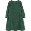 Heliana Dress, Corduroy Green - Dresses - 1 - thumbnail