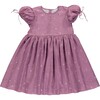 Adele Dress Purple Flowers - Dresses - 1 - thumbnail