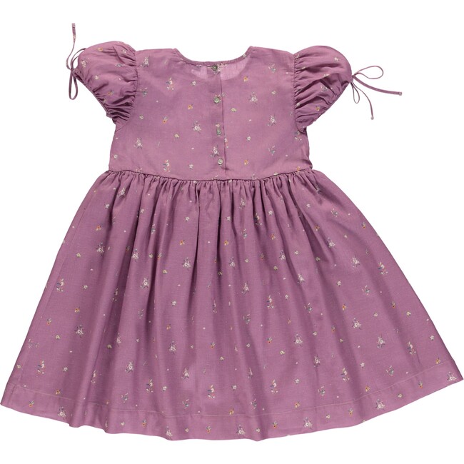 Adele Dress Purple Flowers - Dresses - 2