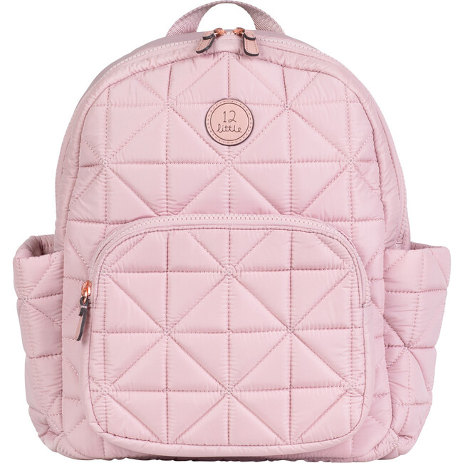 Quilted Little Companion Backpack, Blush Pink - Backpacks - 1