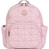 Quilted Little Companion Backpack, Blush Pink - Backpacks - 1 - thumbnail