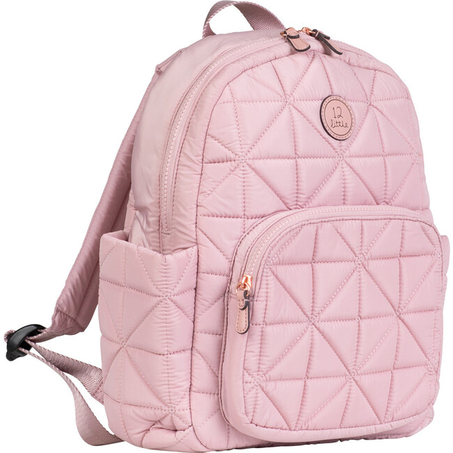 Quilted Little Companion Backpack, Blush Pink TWELVElittle Bags