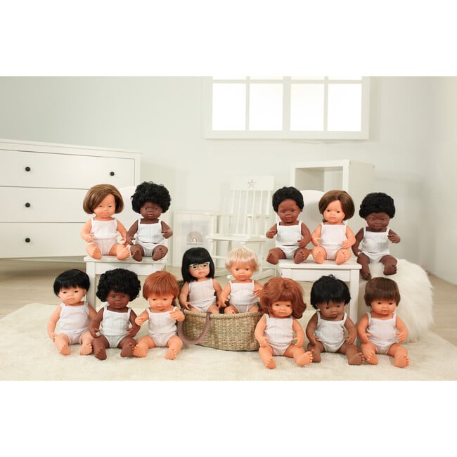 15" Baby Doll African Boy with Down Syndrome - Dolls - 3