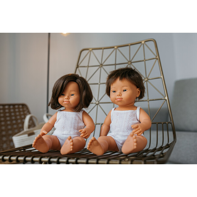 Baby Doll, Caucasian Girl with Down Syndrome - Dolls - 3