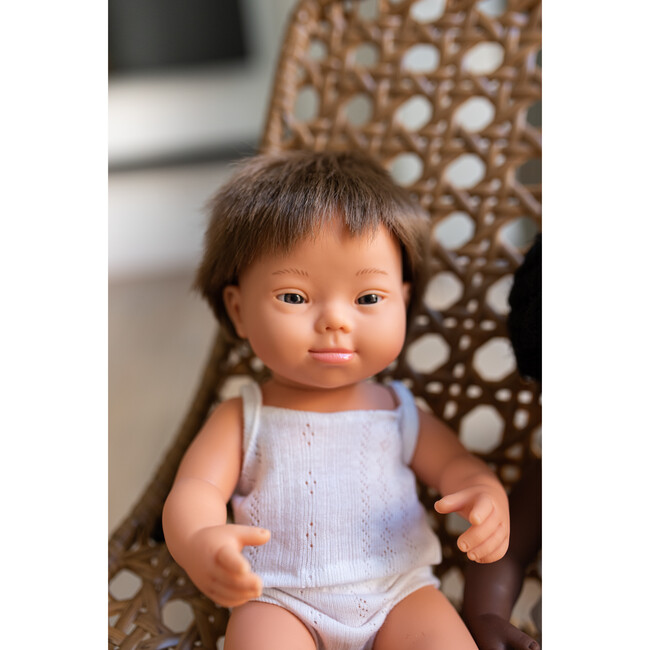 Baby Doll, Caucasian Boy with Down Syndrome - Dolls - 3