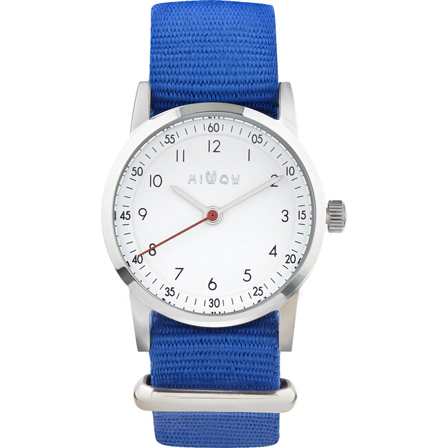 Millow Classic Watch, Royal Blue and Silver